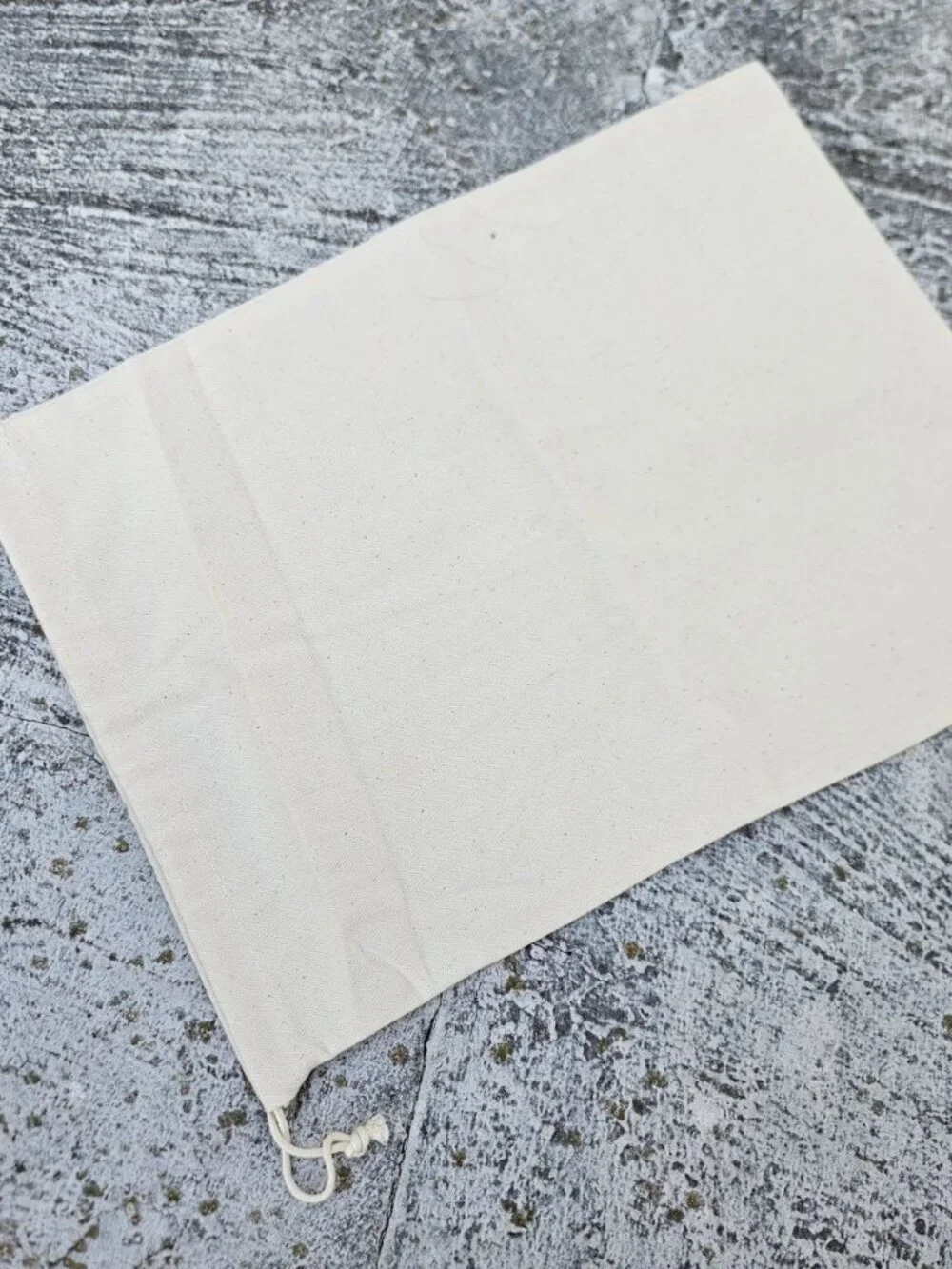 Loro Piana Open Walk Dust Bag Draw String Storage Bag Cotton Made in Italy auth